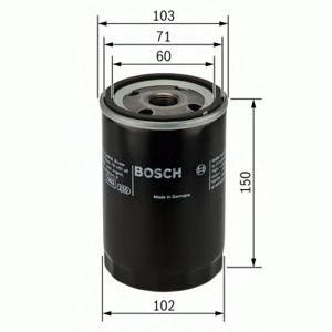 маслен филтър BOSCH 0 986 452 063 