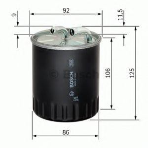 горивен филтър BOSCH 1 457 434 437