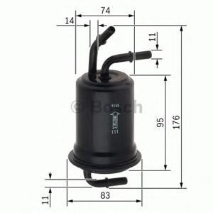 горивен филтър BOSCH F 026 403 012 