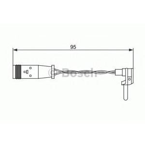 датчик, износване на накладки BOSCH 1 987 473 070