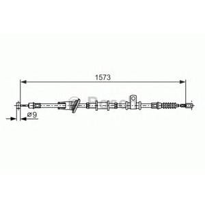 жило ръчна спирачка BOSCH 1 987 482 399 