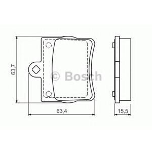 накладки BOSCH 0 986 494 017 