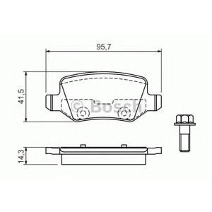 накладки BOSCH 0 986 494 023 