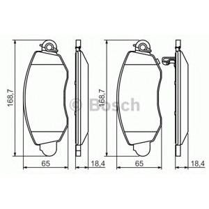 накладки BOSCH 0 986 494 047