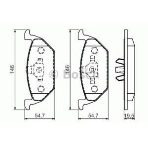 накладки BOSCH 0 986 494 505