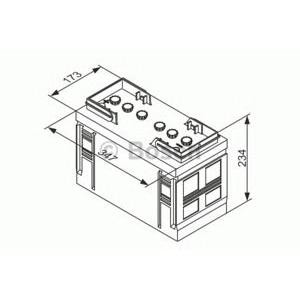 акумулатор BOSCH 0 092 T30 370