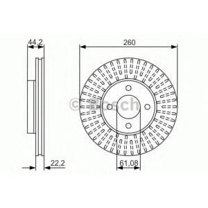 спирачен диск BOSCH 0 986 479 090