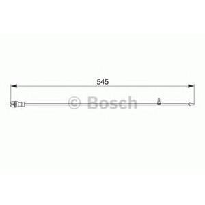 датчик, износване на накладки BOSCH 1 987 474 561