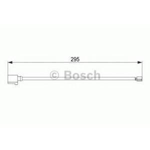 датчик, износване на накладки BOSCH 1 987 474 565 