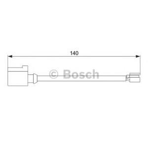 датчик, износване на накладки BOSCH 1 987 474 566 