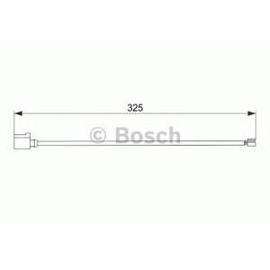 датчик, износване на накладки BOSCH 1 987 474 567 