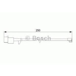 датчик, износване на накладки BOSCH 1 987 474 574 