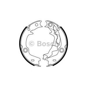 накладки за ръчна спирачка BOSCH 0 986 487 761