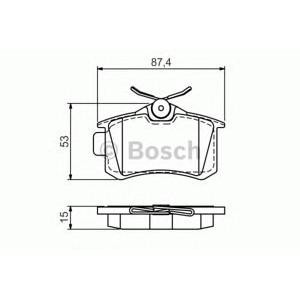 накладки BOSCH 0 986 494 519