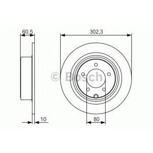 спирачен диск BOSCH 0 986 479 R07