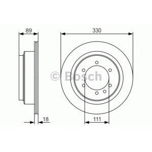 спирачен диск BOSCH 0 986 479 R39