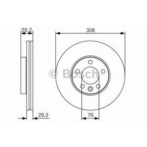 спирачен диск BOSCH 0 986 479 R84