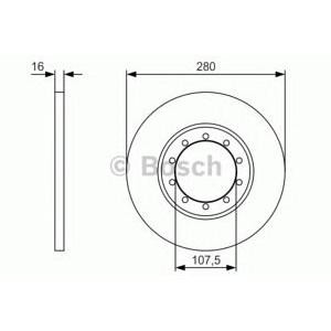 спирачен диск BOSCH 0 986 479 R92