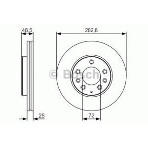 спирачен диск BOSCH 0 986 479 S60
