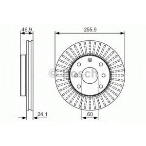 спирачен диск BOSCH 0 986 479 R70