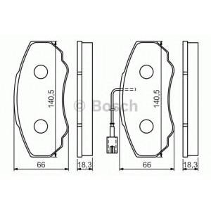 накладки BOSCH 0 986 494 048