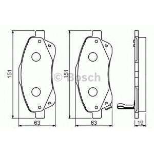 накладки BOSCH 0 986 494 054 