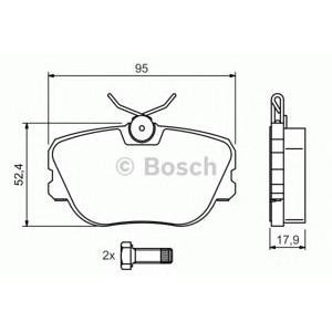 накладки BOSCH 0 986 494 058 