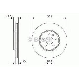 спирачен диск BOSCH 0 986 479 667