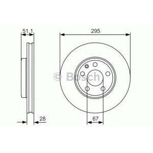 спирачен диск BOSCH 0 986 479 A01