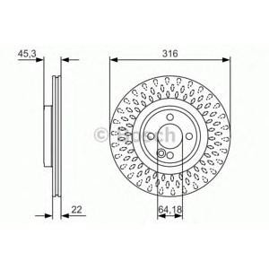 спирачен диск BOSCH 0 986 479 A07