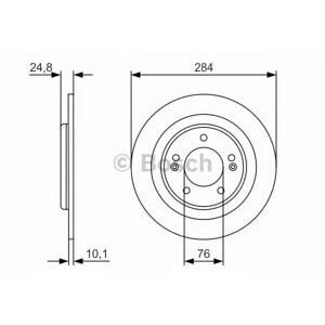 спирачен диск BOSCH 0 986 479 A13