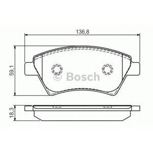 накладки BOSCH 0 986 495 071 