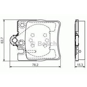 накладки BOSCH 0 986 495 081 