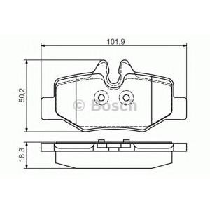 накладки BOSCH 0 986 495 088 