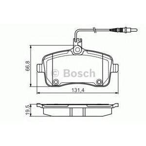 накладки BOSCH 0 986 495 091 