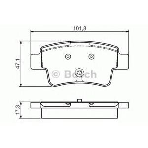 накладки BOSCH 0 986 495 111 