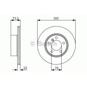 спирачен диск BOSCH 0 986 479 A18