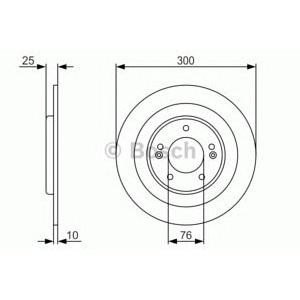 спирачен диск BOSCH 0 986 479 A46