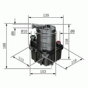 горивен филтър BOSCH 0 450 907 015