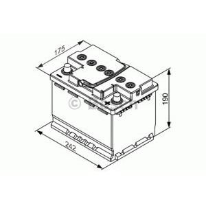акумулатор BOSCH 0 092 S5A 050 