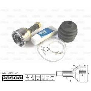 каре комплект, полуоска PASCAL G10016PC 