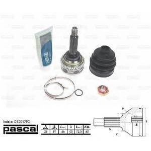каре комплект, полуоска PASCAL G10017PC 