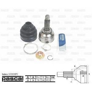 каре комплект, полуоска PASCAL G10332PC 