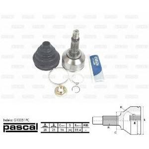 каре комплект, полуоска PASCAL G10351PC 