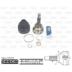каре комплект, полуоска PASCAL G10534PC 