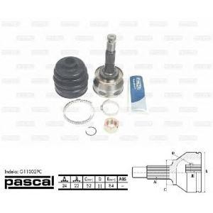 каре комплект, полуоска PASCAL G11002PC 