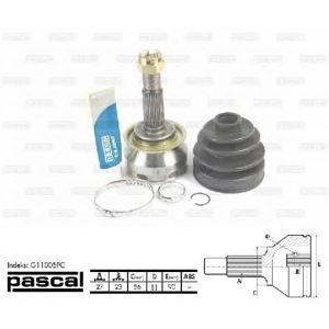 каре комплект, полуоска PASCAL G11005PC 