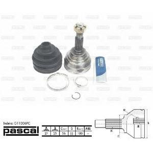 каре комплект, полуоска PASCAL G11006PC 