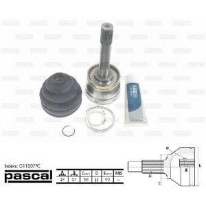 каре комплект, полуоска PASCAL G11007PC 