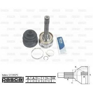 каре комплект, полуоска PASCAL G11052PC 